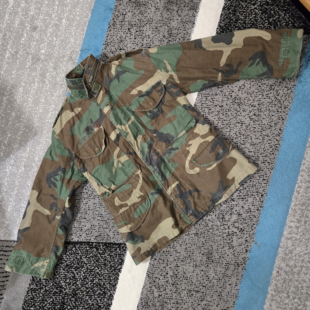 US Army M65 Field Jacket, Camo, XS, X-SHORT - Picture 13 of 16